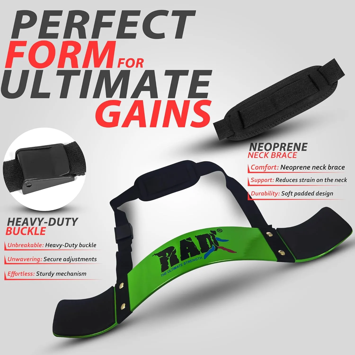 Arm Blaster for Biceps & Triceps - Build Powerful Arms