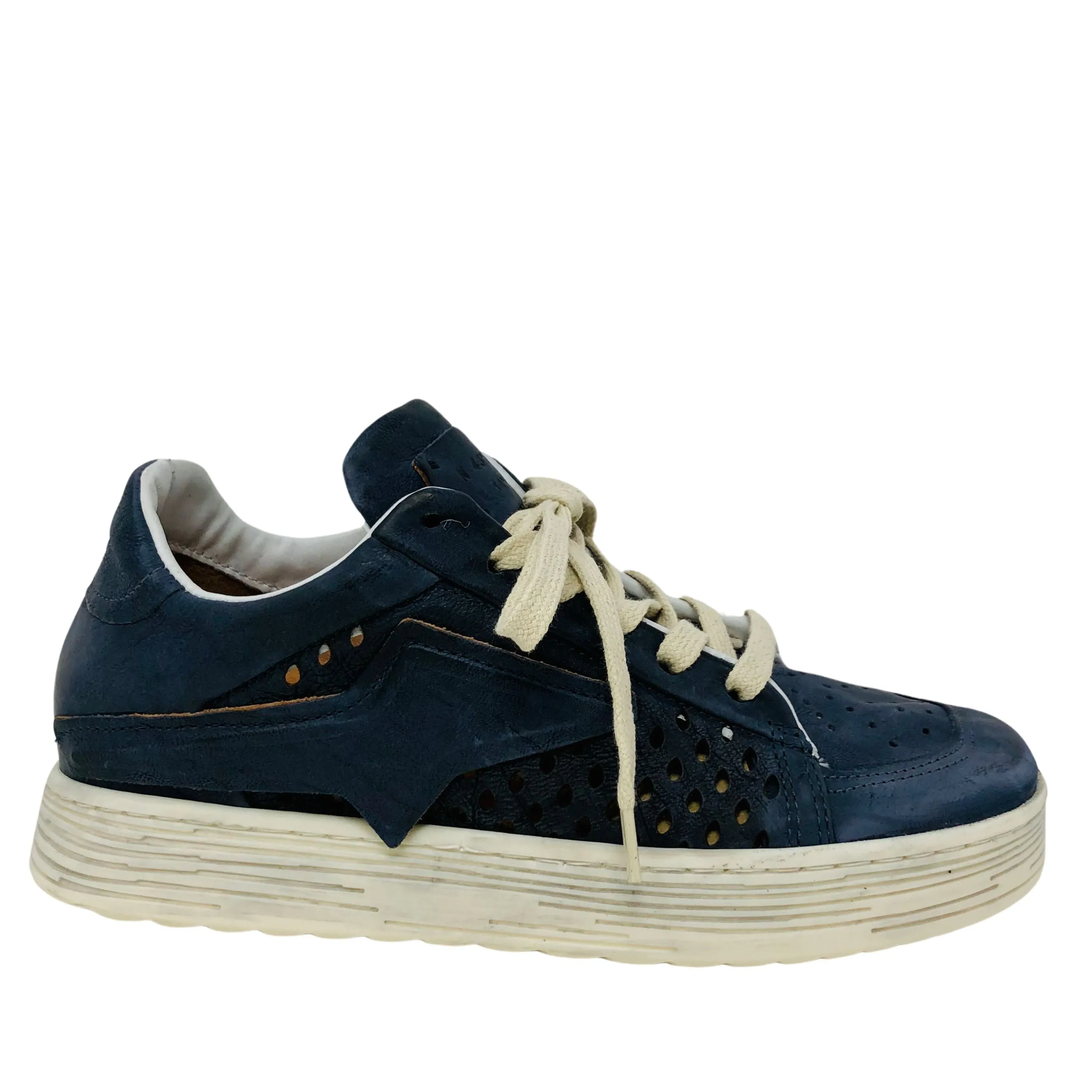 A.S.98 Adrian Leather Sneaker in Midnight