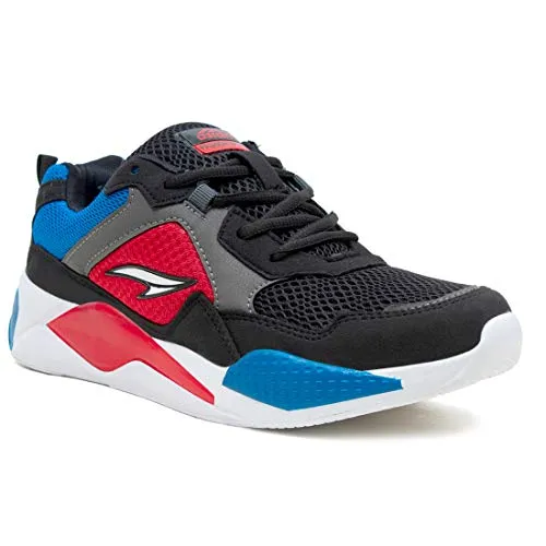 ASIAN Sneaker-03 Black Running Shoes,Sports Shoes,Stylish Casual Sneakers,Walking, Gym, Trekking, Hiking & Party for Men UK-9