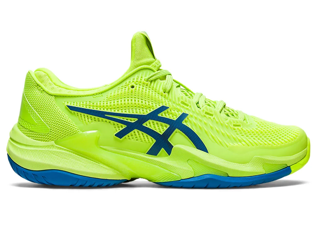ASICS Court FF 3 Womens Tennis Shoe (Hazard Green/Reborn Blue)