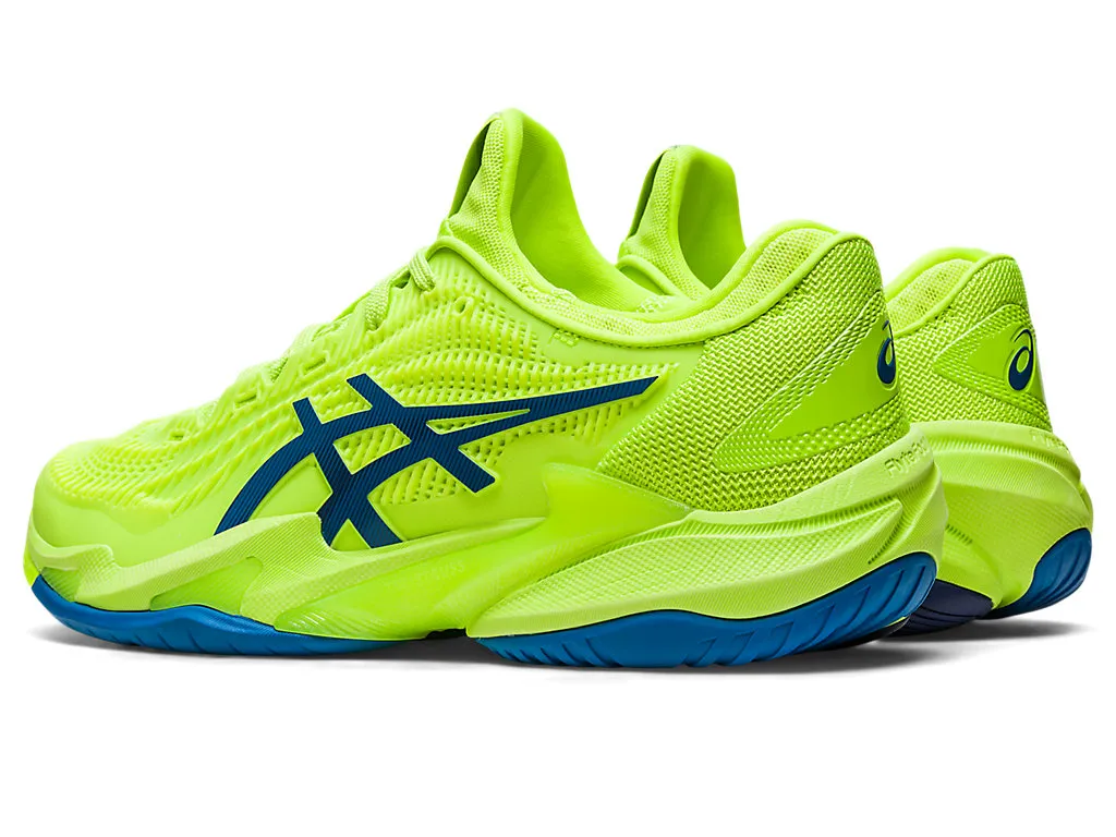 ASICS Court FF 3 Womens Tennis Shoe (Hazard Green/Reborn Blue)