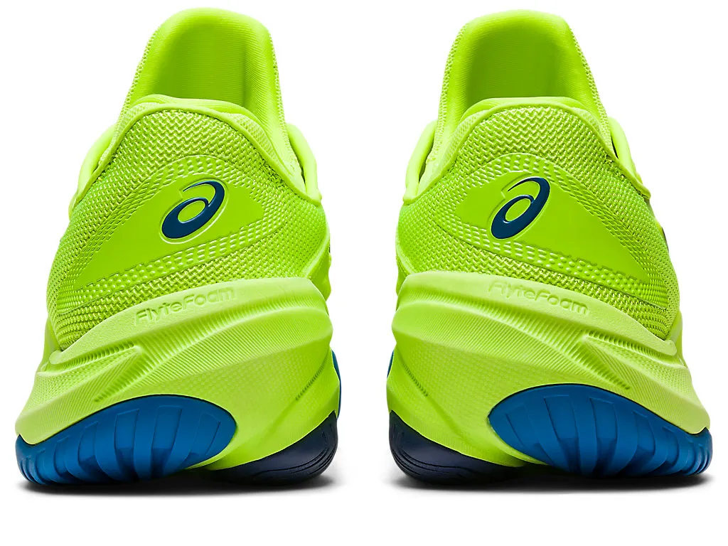 ASICS Court FF 3 Womens Tennis Shoe (Hazard Green/Reborn Blue)