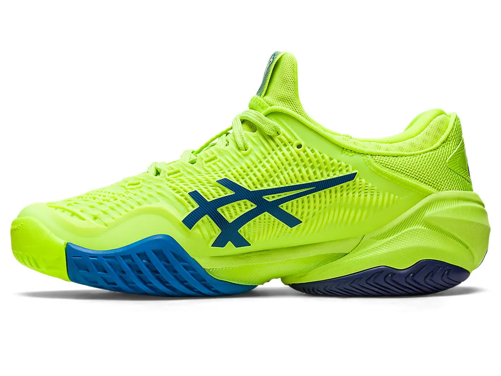 ASICS Court FF 3 Womens Tennis Shoe (Hazard Green/Reborn Blue)