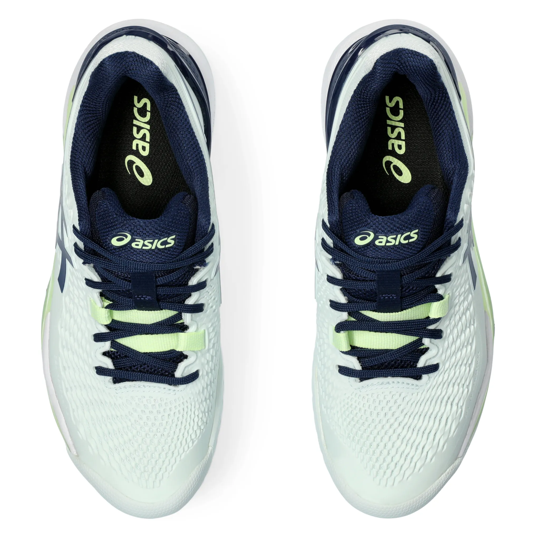 ASICS Gel Resolution 9 CLAY (Women's) Pale Mint/Blue Expanse
