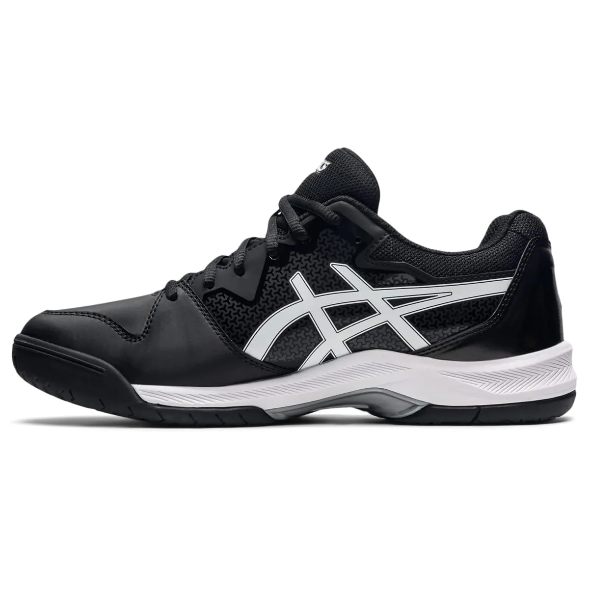 ASICS Men's Gel-Dedicate 7 Tennis Shoes, 14, Black/White