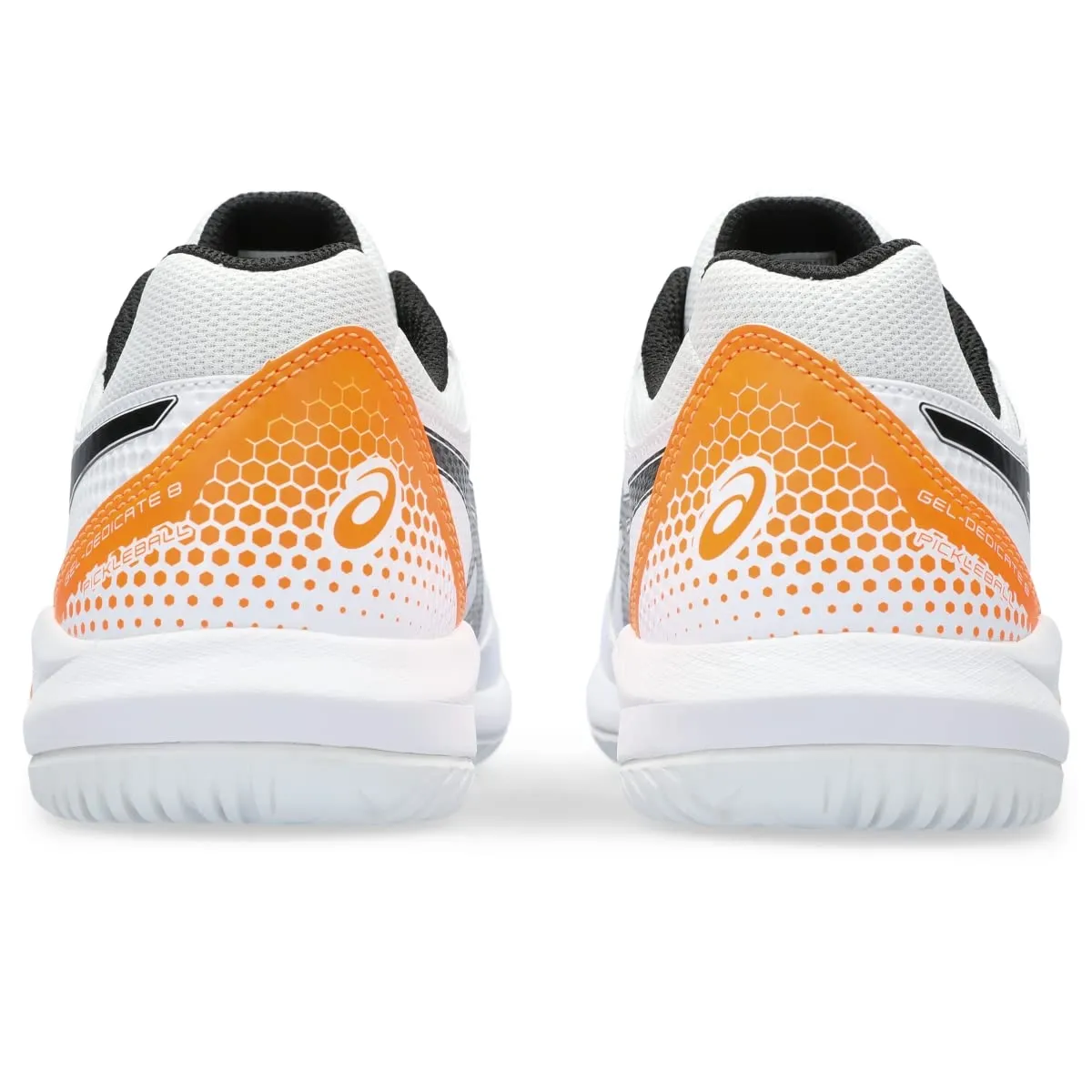 ASICS Men's Gel-Dedicate 8 Pickleball Shoes, 6, White/Shocking Orange