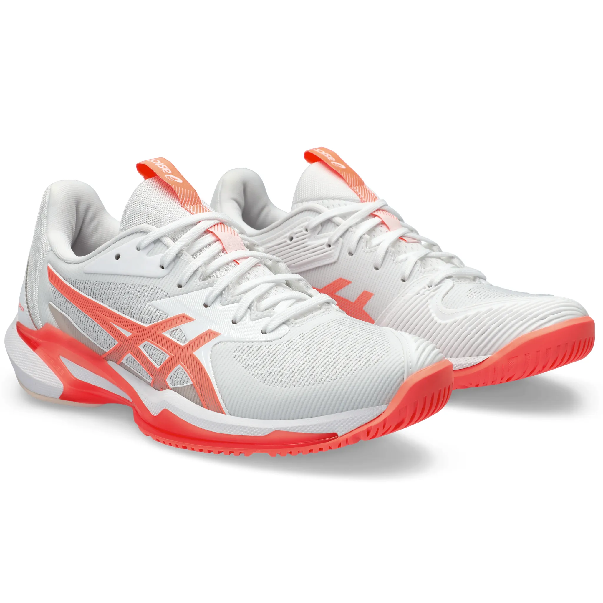 ASICS Solution Speed FF3 CLAY (Women's) White/Sun Coral