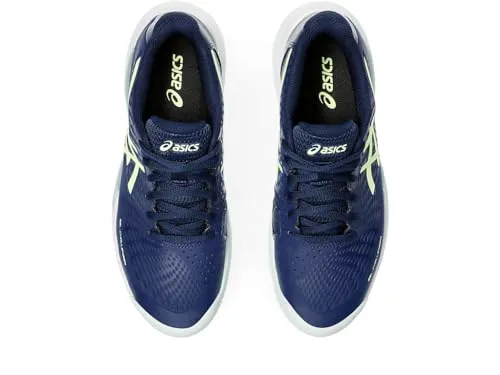 ASICS Women's Gel-Challenger 14 Clay Tennis Shoe, 11, Blue Expanse/Illuminate Yellow
