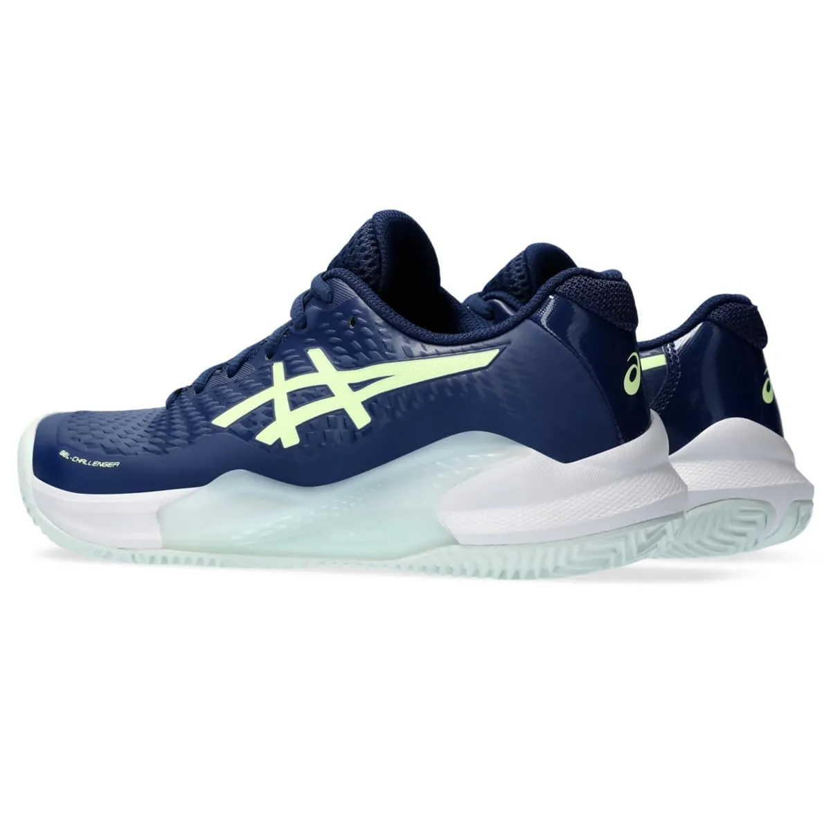 ASICS Women's Gel-Challenger 14 Clay Tennis Shoe, 11, Blue Expanse/Illuminate Yellow
