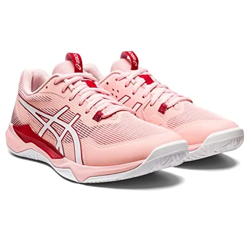 ASICS Women's Gel-Tactic Sportstyle Shoes, 7.5, Frosted Rose/White