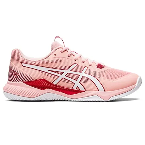 ASICS Women's Gel-Tactic Sportstyle Shoes, 7.5, Frosted Rose/White
