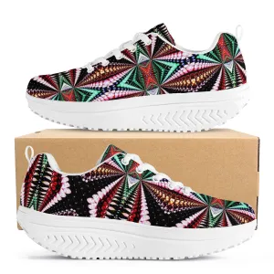 Atinuke African Print Women's Mesh Heel Sneakers