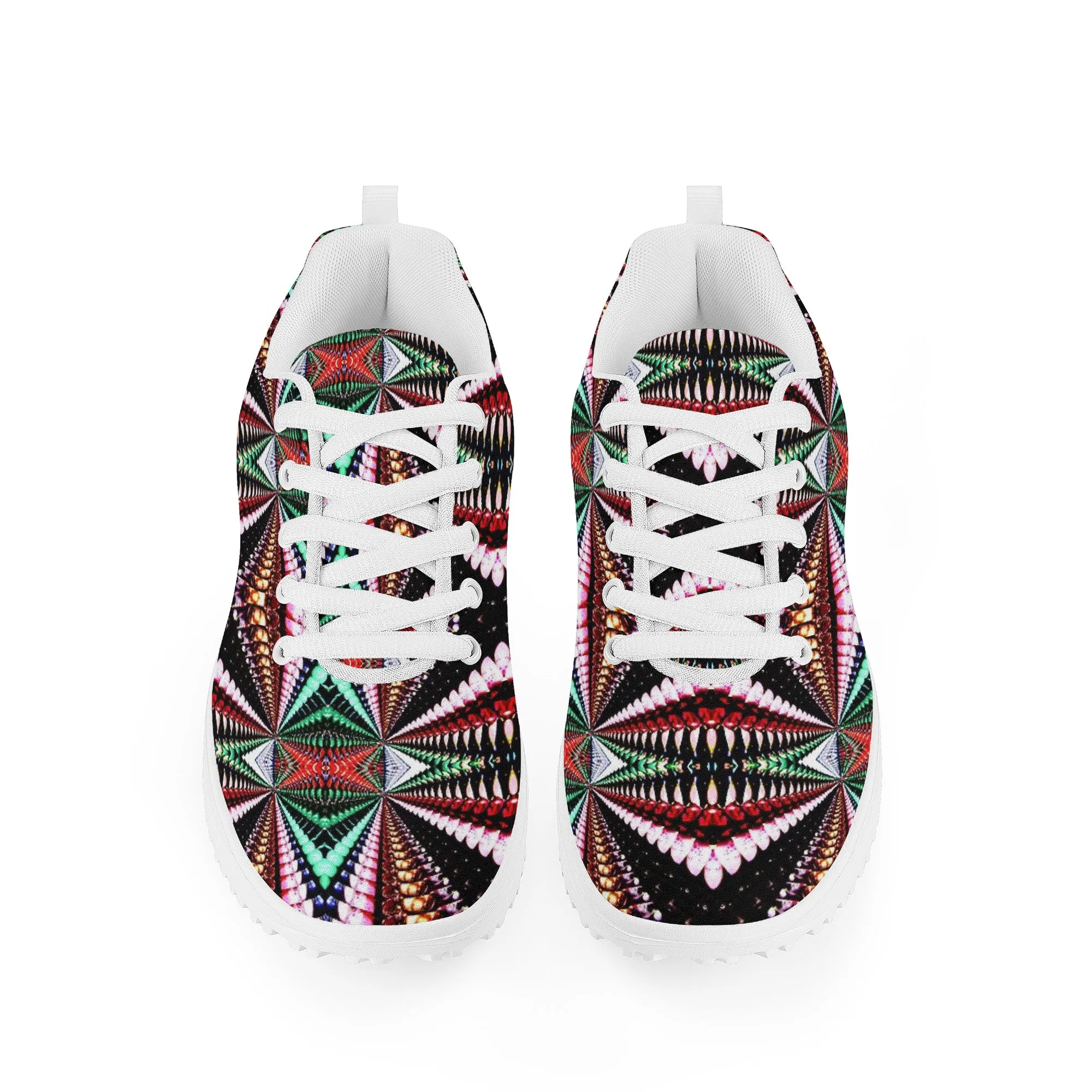 Atinuke African Print Women's Mesh Heel Sneakers