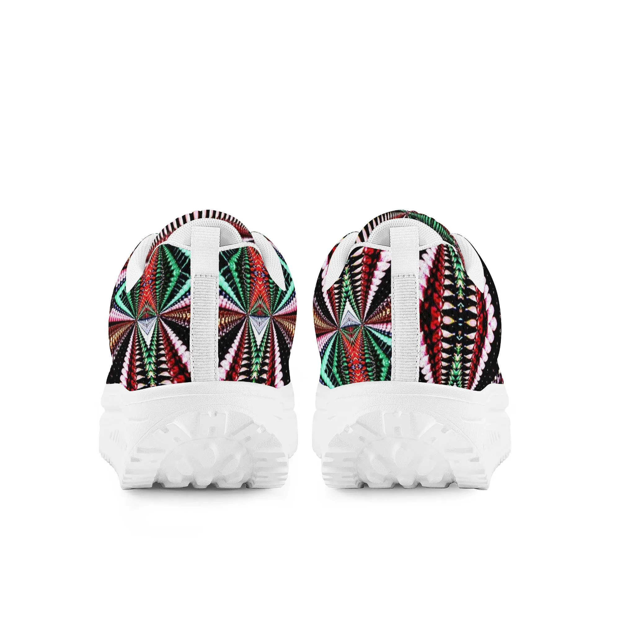 Atinuke African Print Women's Mesh Heel Sneakers