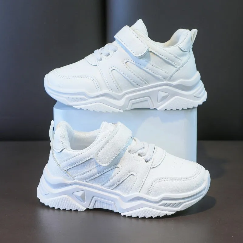 Autumn Kids White Sneakers Leisure