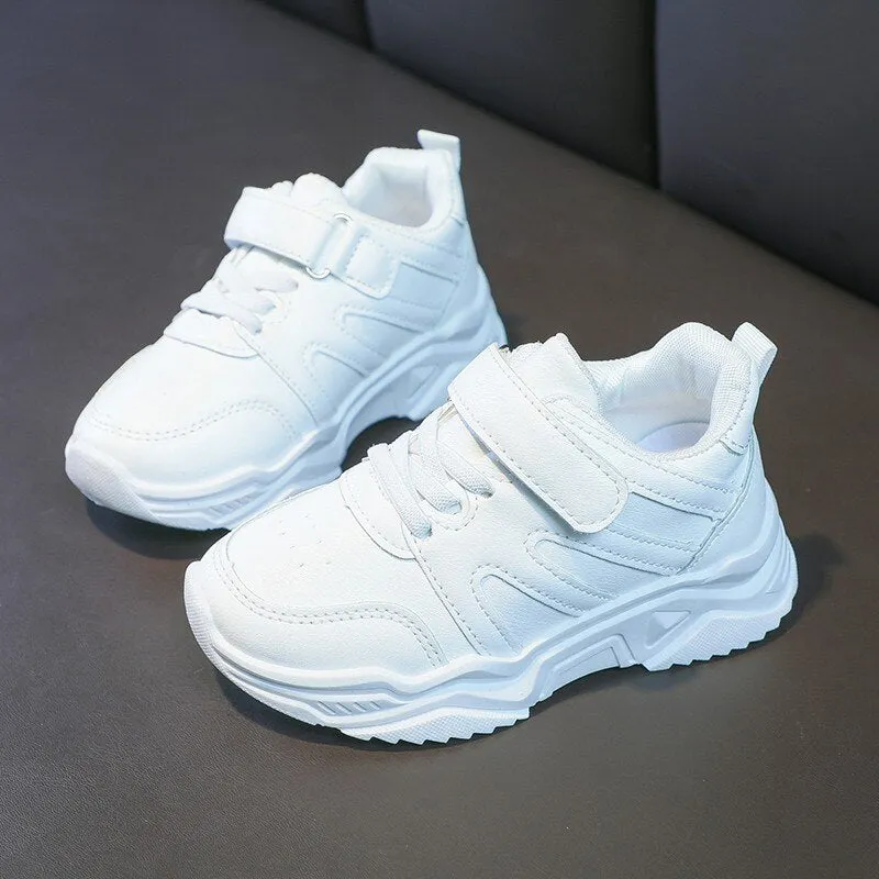 Autumn Kids White Sneakers Leisure