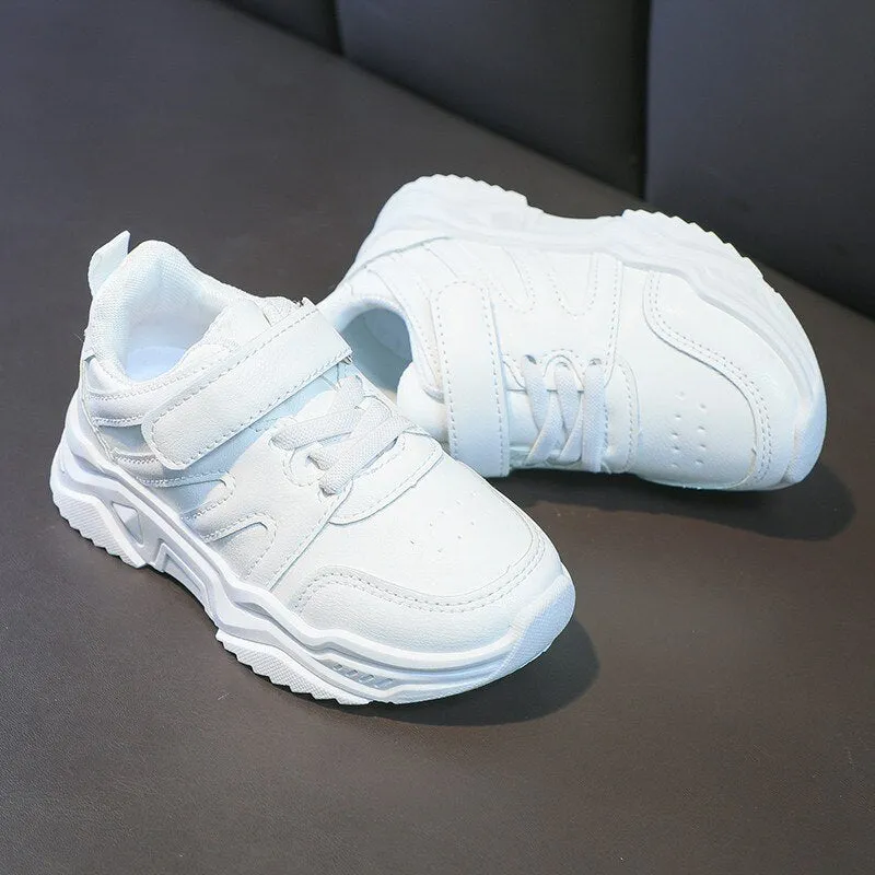 Autumn Kids White Sneakers Leisure