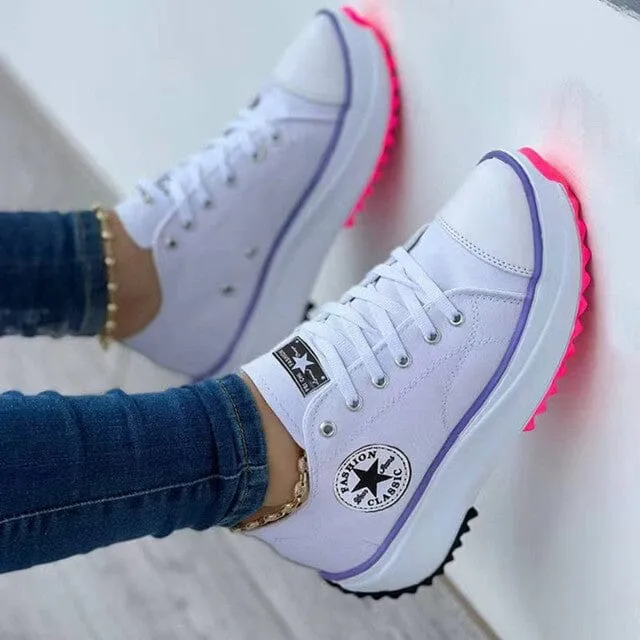 Avencea - Women's Platform Sneakers for Style and Comfort
