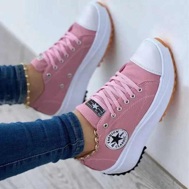 Avencea - Women's Platform Sneakers for Style and Comfort
