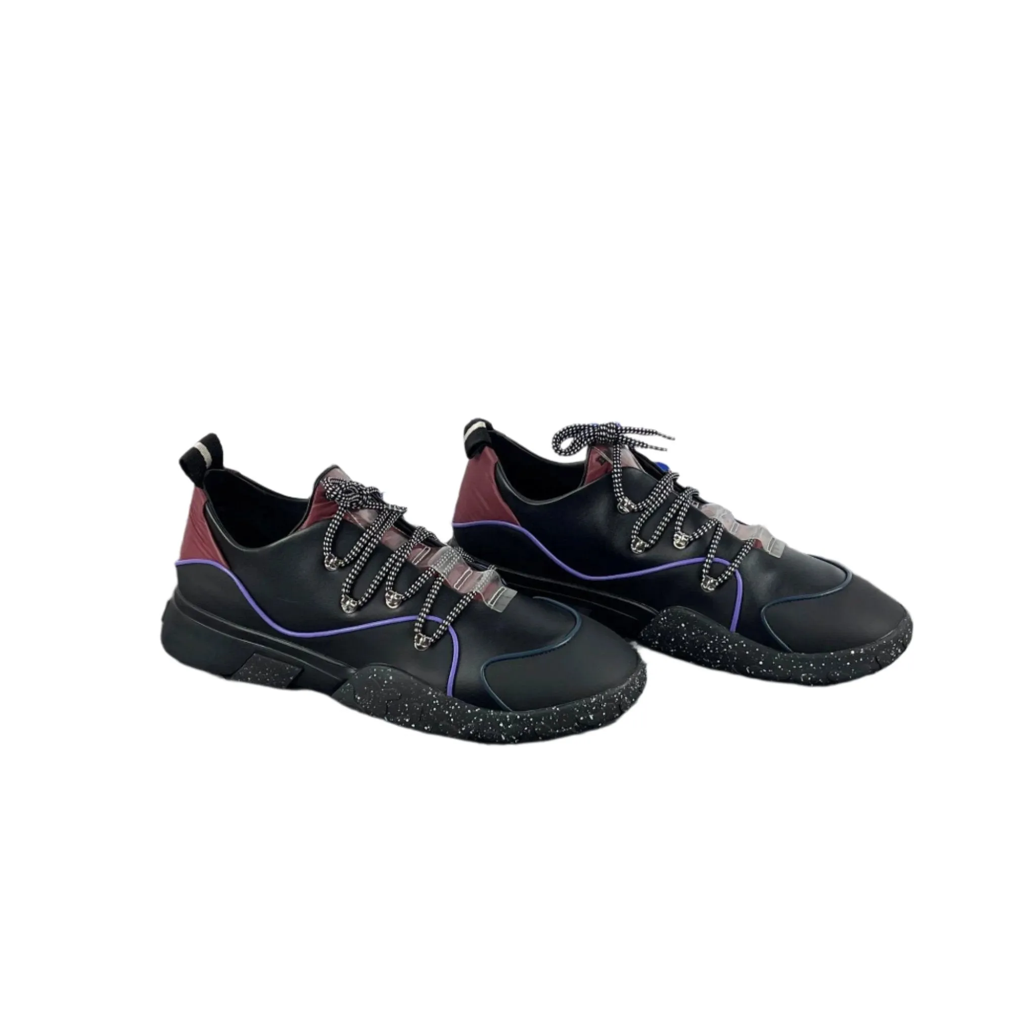 Bally Gady Black Leather Low Top Sneakers