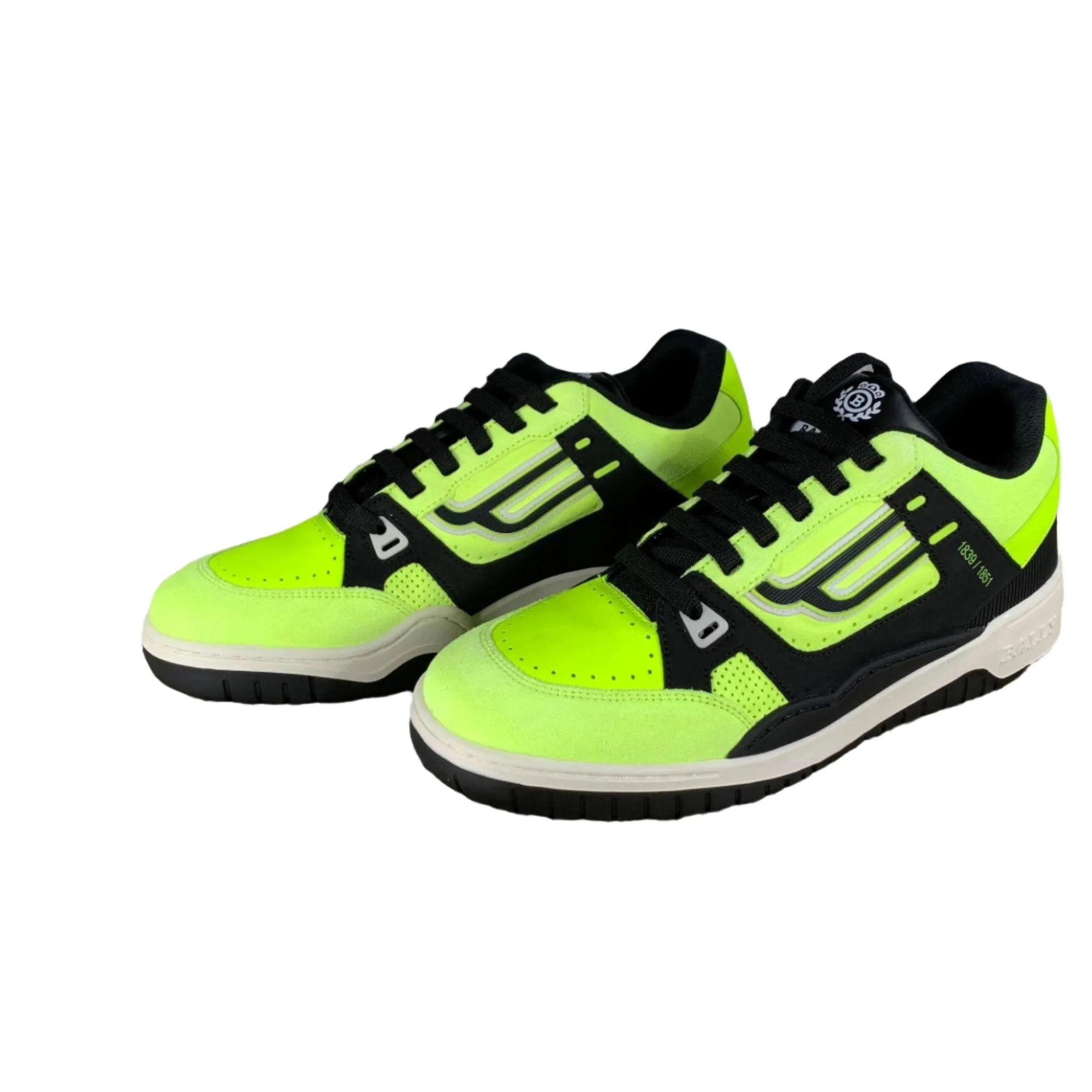 Bally KUBA Yellow Leather Low Top Sneakers