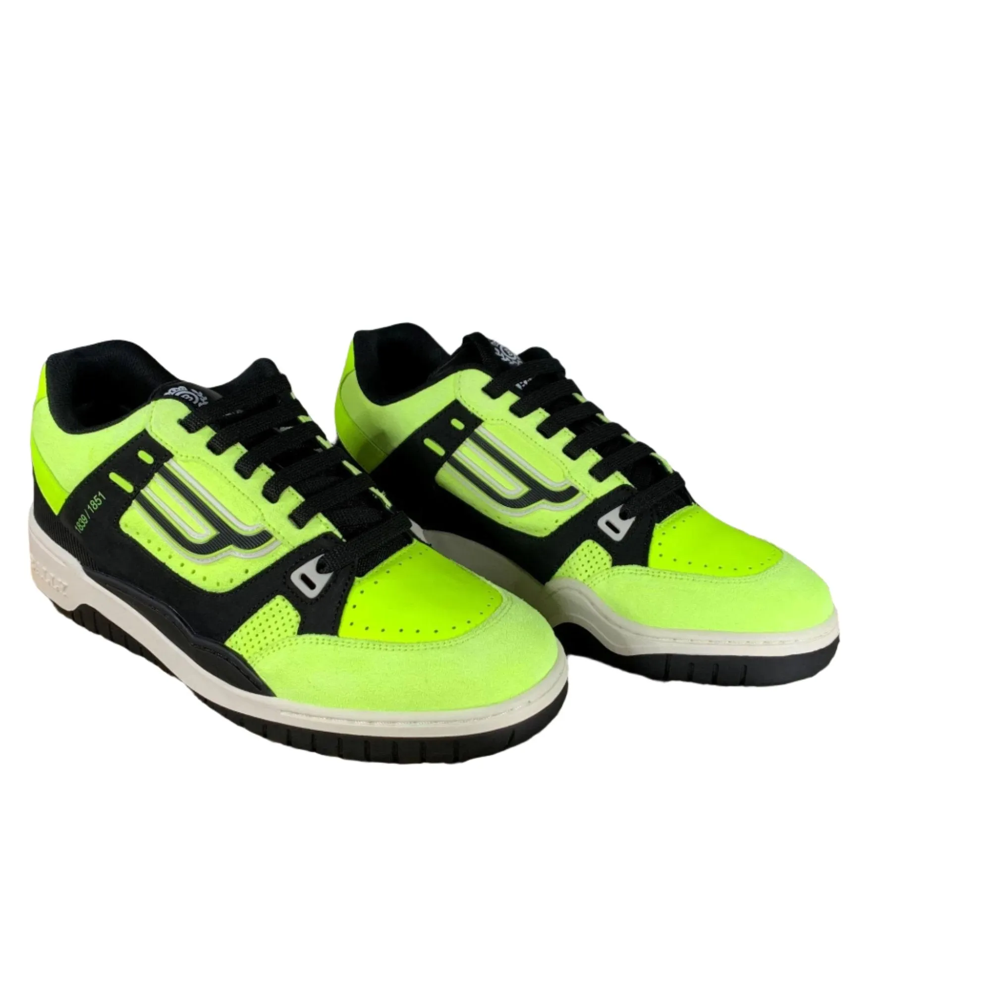 Bally KUBA Yellow Leather Low Top Sneakers