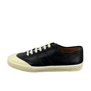 Bally Mens Smitt Black Leather Low Top Sneakers
