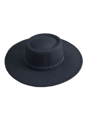 Better Be Classy Wool Blend Hat Black