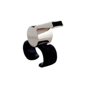BLUE SPORTS OFFICIALS BRASS WHISTLE ADJUSTABLE LRG