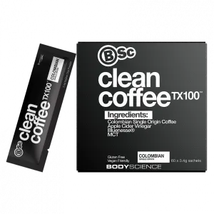 Body Science Clean Coffee TX100 60 Satchets