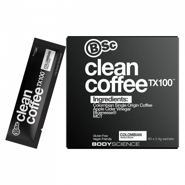 Body Science Clean Coffee TX100 60 Satchets
