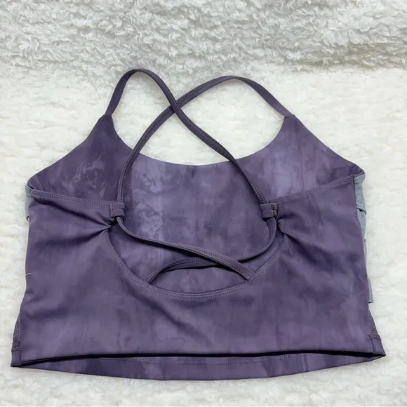 Born Primitive High Tide Sports Bra Large Purple CrossFit Training Cropped
