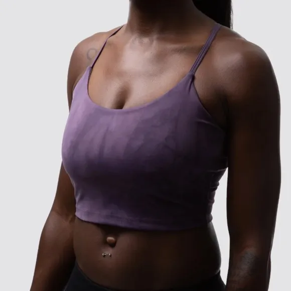 Born Primitive High Tide Sports Bra Large Purple CrossFit Training Cropped