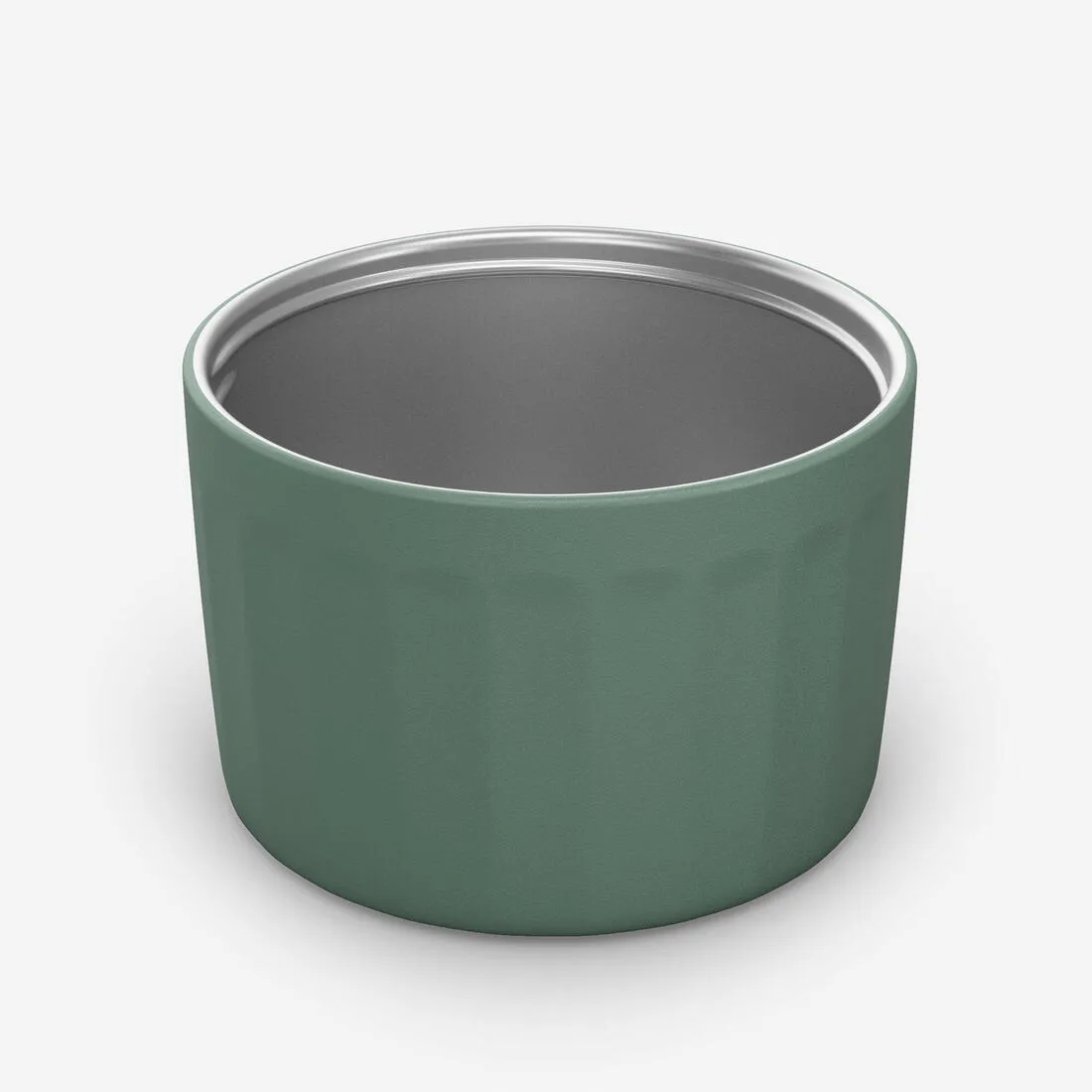 Bouteille 900 isotherme 1L inox de randonnée et camping, bouchon instantané.