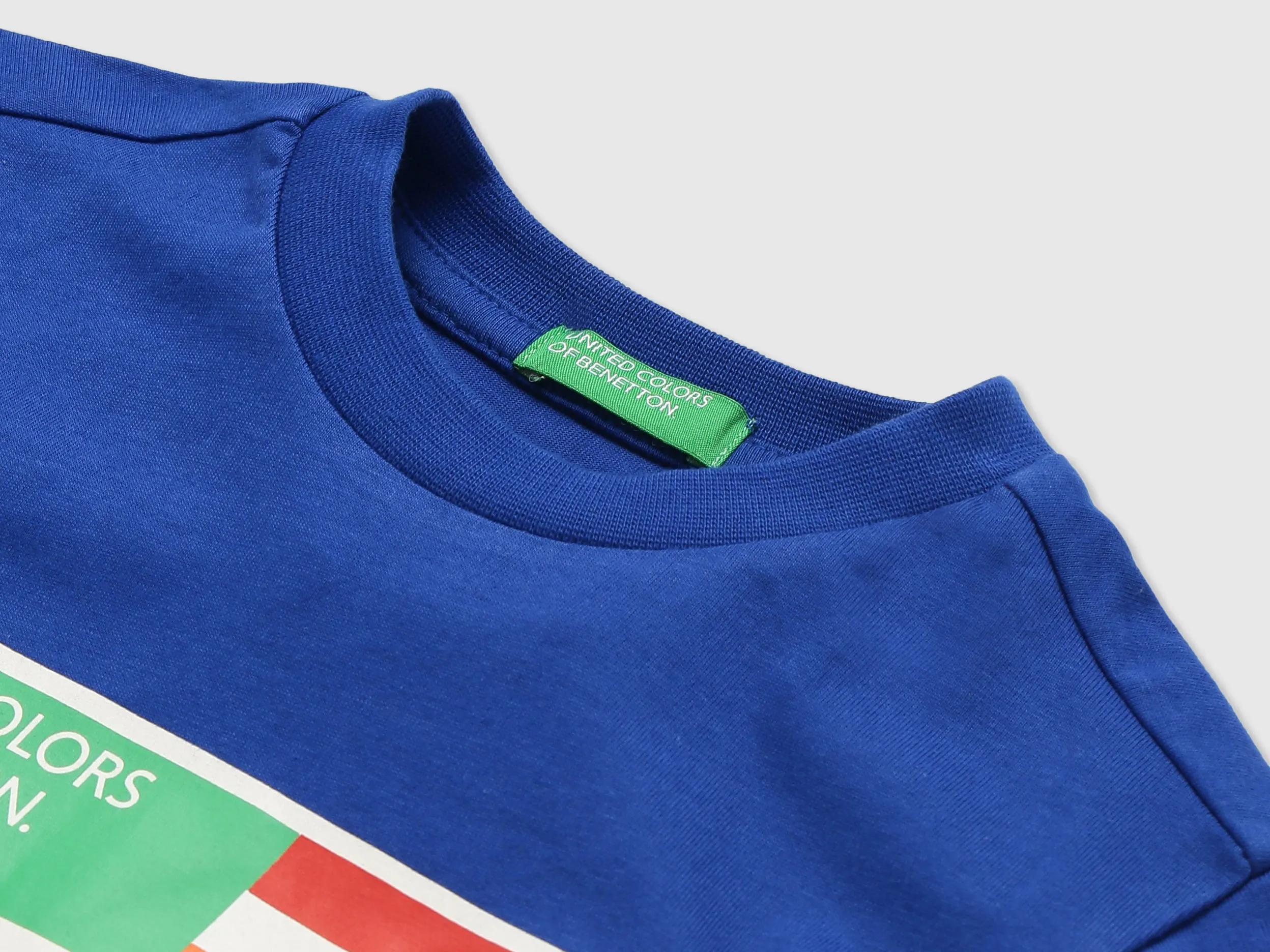Boys Blue Printed Regular T Shirt