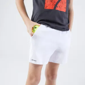 Boys' Tennis Shorts TSH100 - White