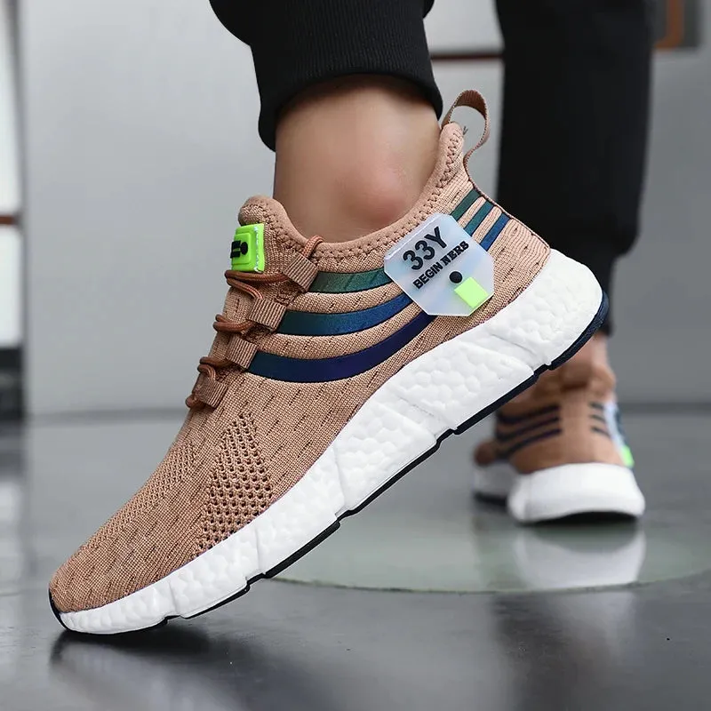 BreezyStride Men's Lightweight Summer Sneakers