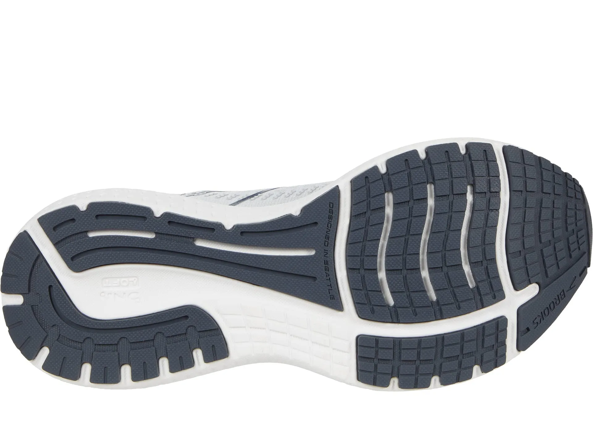 Brooks Single Shoe Glycerin 19 Grey/Ombre/White 8 Right D - Wide