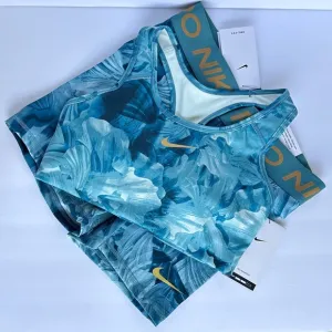 Bundle Nike Pro Women's 5&quot; Shorts &amp; Swoosh Medium-Support Padded Sports Bra