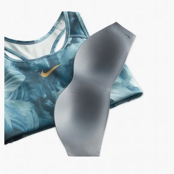 Bundle Nike Pro Women's 5&quot; Shorts &amp; Swoosh Medium-Support Padded Sports Bra