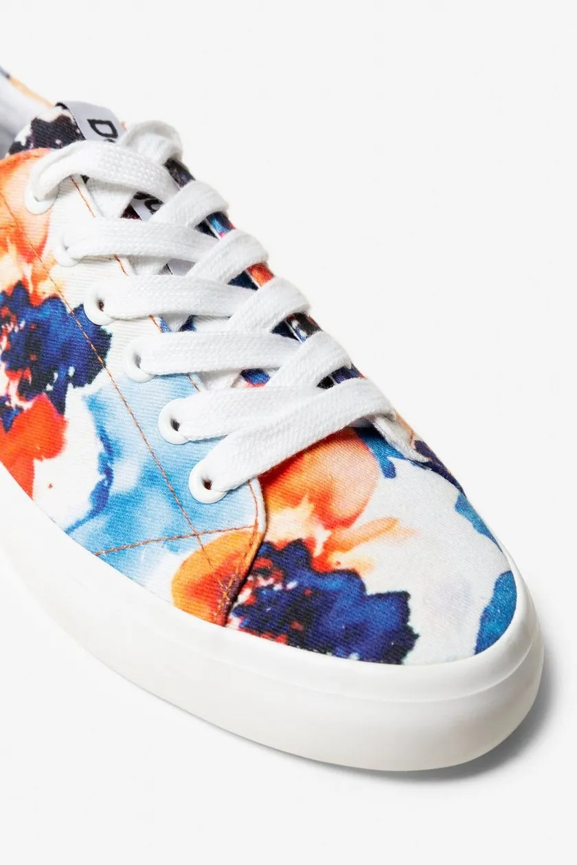 Camo Flower Tennis Shoes