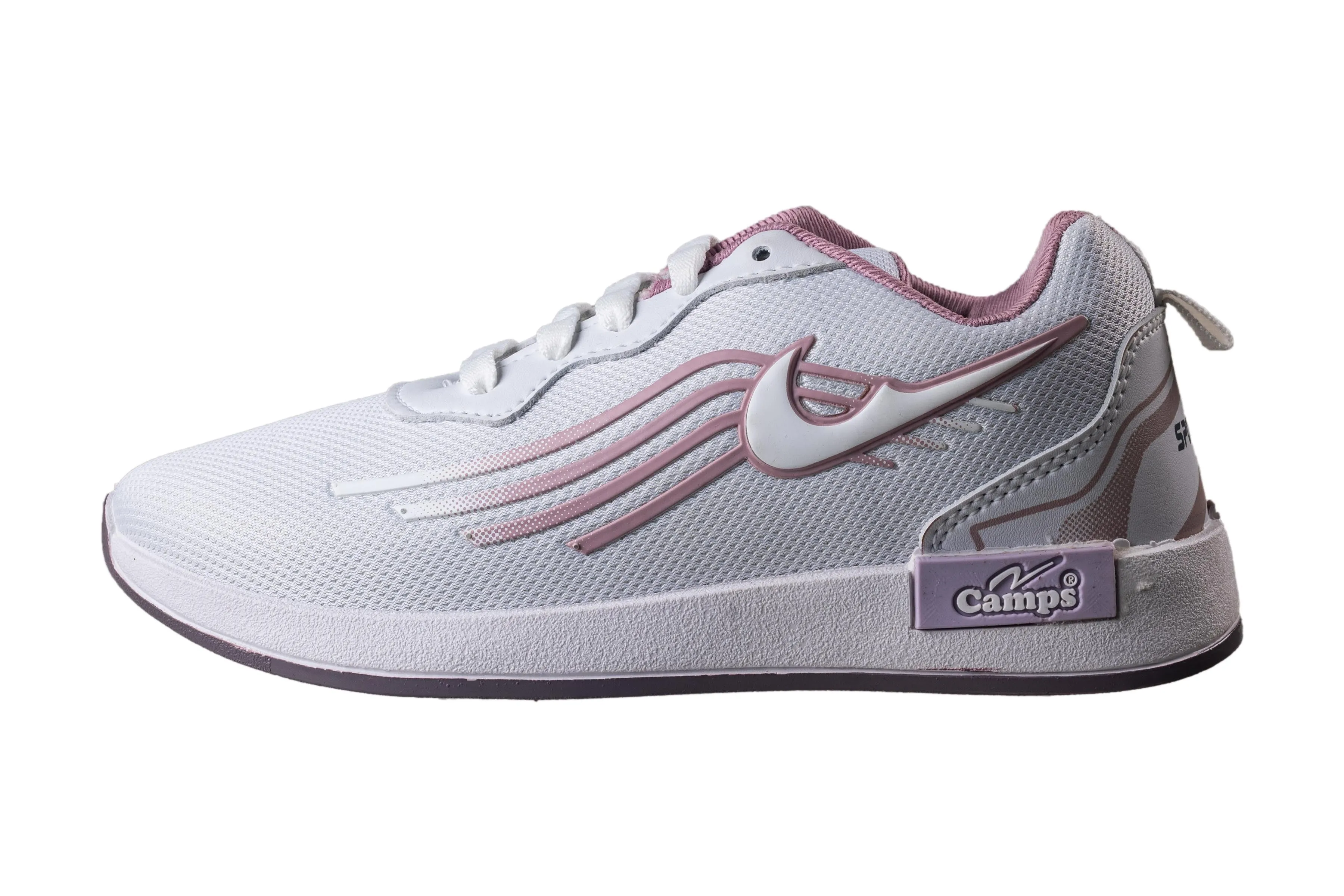 Camps Ladies White / Purple Sports Shoe
