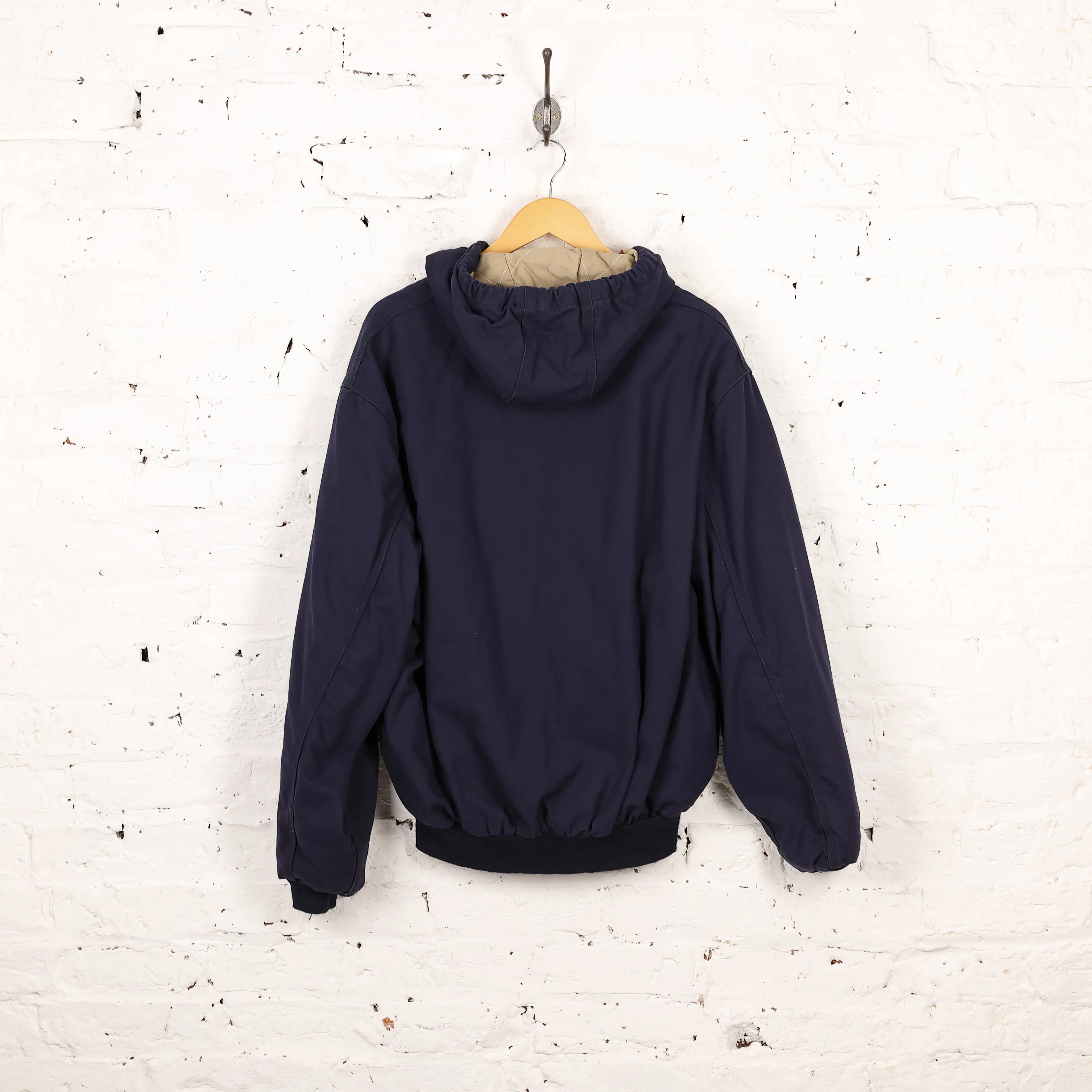 Carhartt FR Hooded Work Jacket - Blue - L