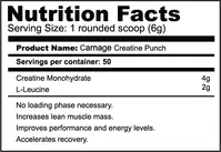 Carnage Creatine Punch