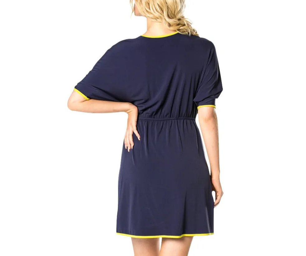 Cassandra Faux Wrap Slip Dress