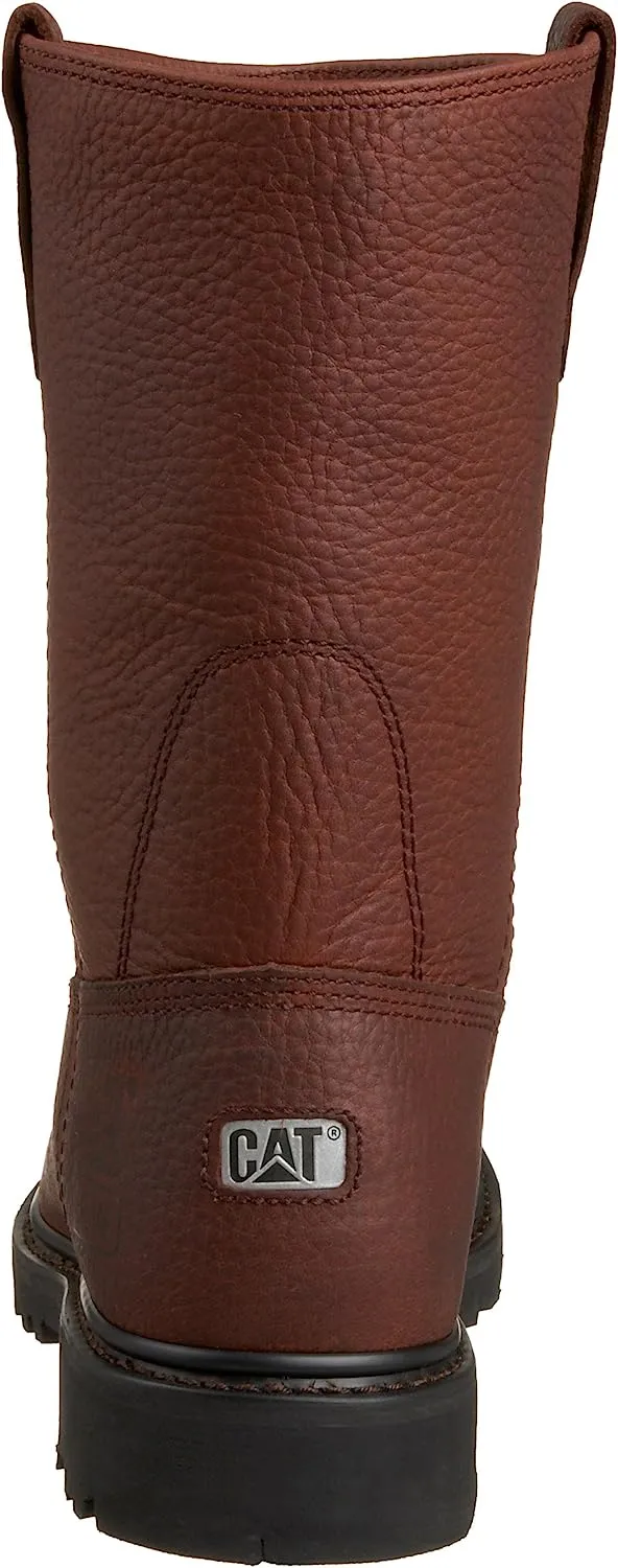 Caterpillar Men's COLT WELLINGTON Steel Toe Pull On Work Boots