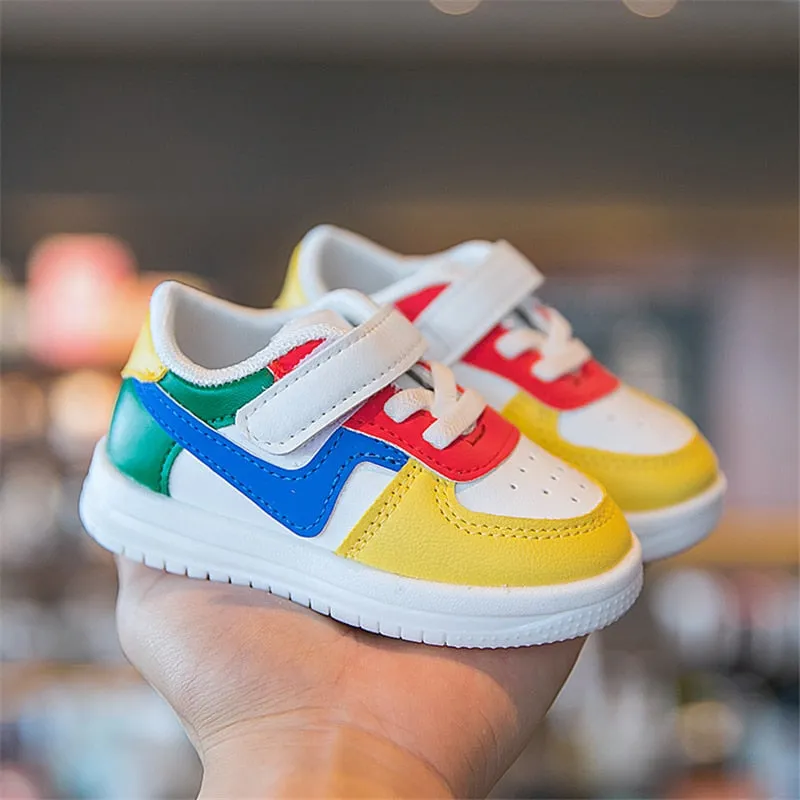 Children Casual Shoes Sneakers Leather Flats Soft Shoes
