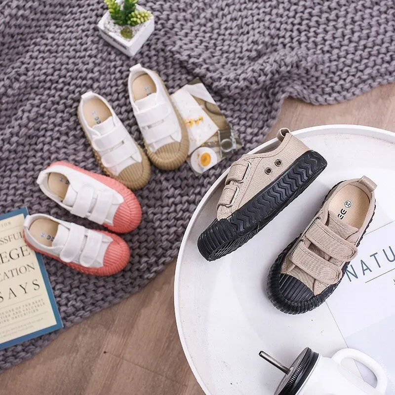 Children Shoes Little Girls Casual Shoes White 2021 Spring New Fashion Boys Shoes Kids Shoes for Girl Toddler Sneakers D10141