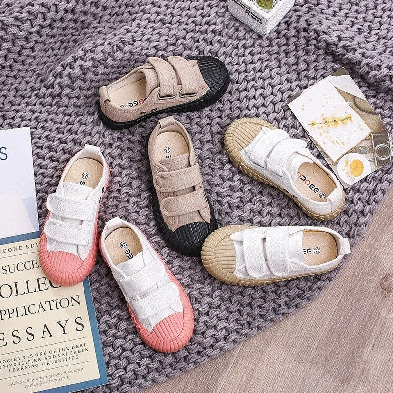 Children Shoes Little Girls Casual Shoes White 2021 Spring New Fashion Boys Shoes Kids Shoes for Girl Toddler Sneakers D10141