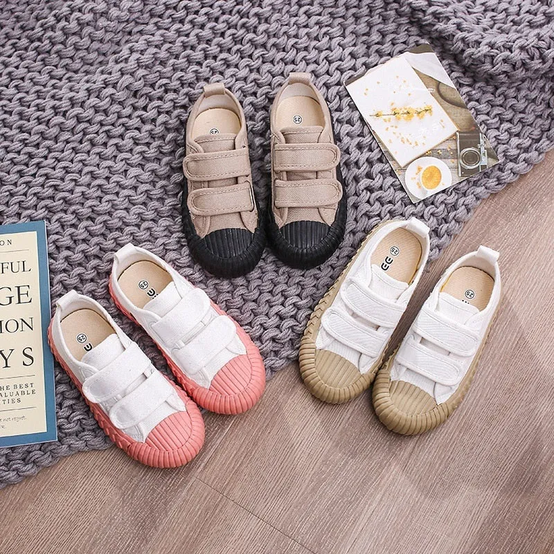 Children Shoes Little Girls Casual Shoes White 2021 Spring New Fashion Boys Shoes Kids Shoes for Girl Toddler Sneakers D10141